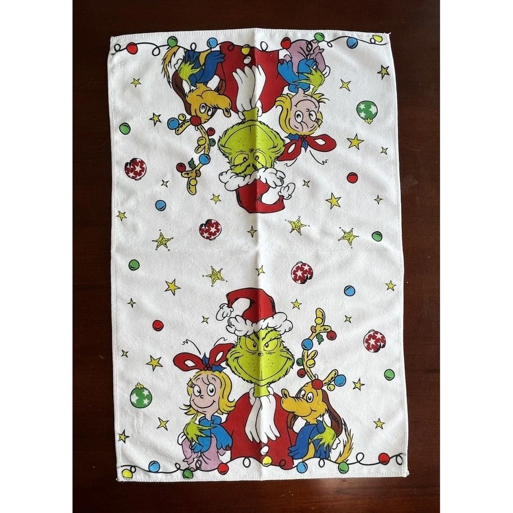 The‎ Grinch Kitchen Towels 25x16 Holiday Christmas New